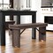Flash Furniture HERCULES 40'' x 12'' Mahogany Solid Pine Folding Farm Bench XA-B-40X12-MG-GG - alternate 1